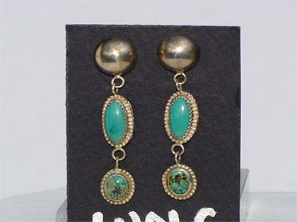 wolf_walker_turguoise_post_earrings_3_tier